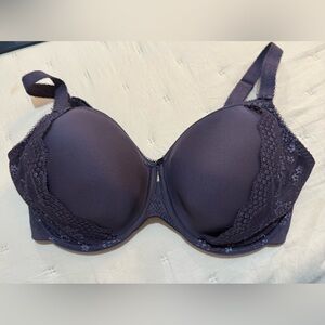 Elomi Charley Gray Underwire Spacer T-shirt Bra NWOT Size 34I